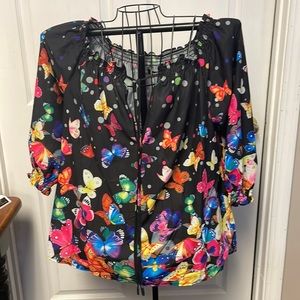 Butterfly blouse size XL